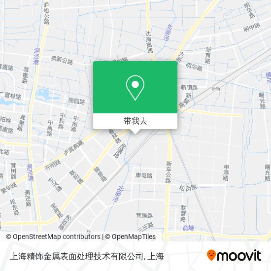 上海精饰金属表面处理技术有限公司地图