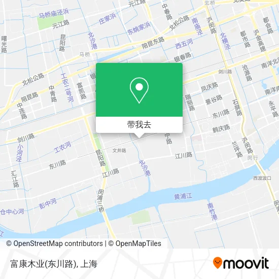 富康木业(东川路)地图