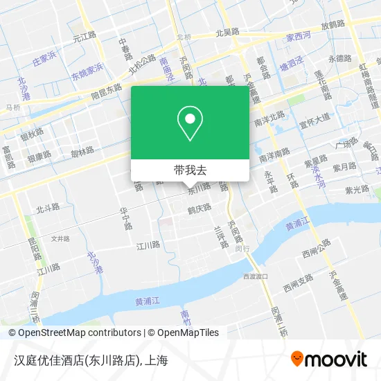 汉庭优佳酒店(东川路店)地图