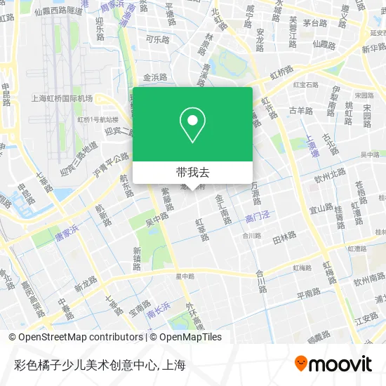 彩色橘子少儿美术创意中心地图