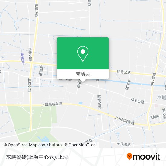 东鹏瓷砖(上海中心仓)地图