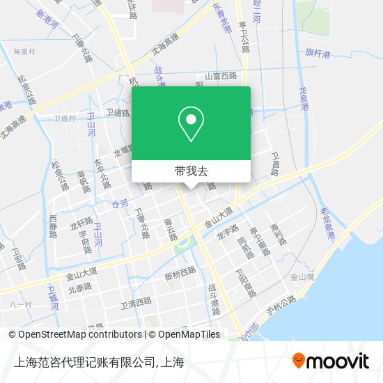 上海范咨代理记账有限公司地图