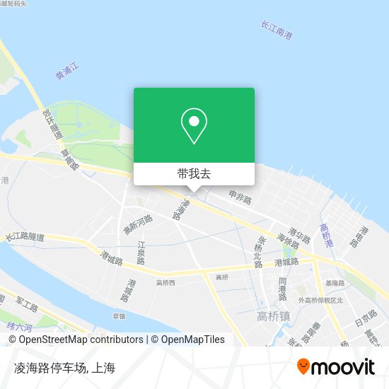 凌海路停车场地图