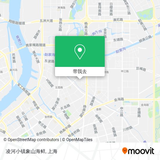 凌河小镇象山海鲜地图