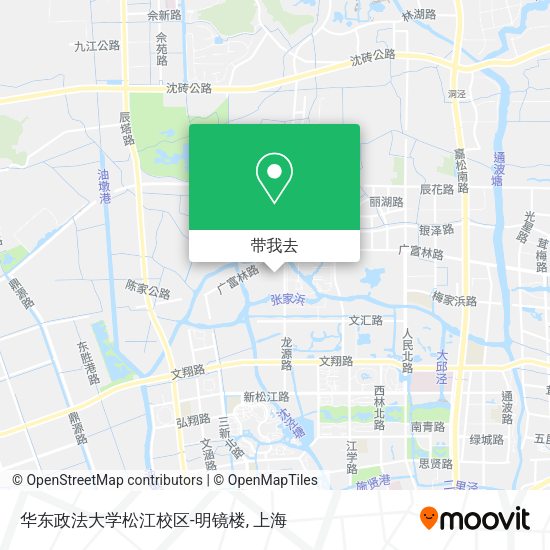 华东政法大学松江校区-明镜楼地图
