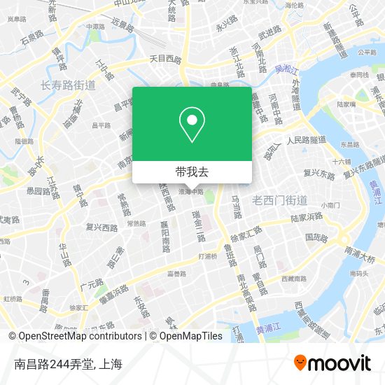 南昌路244弄堂地图