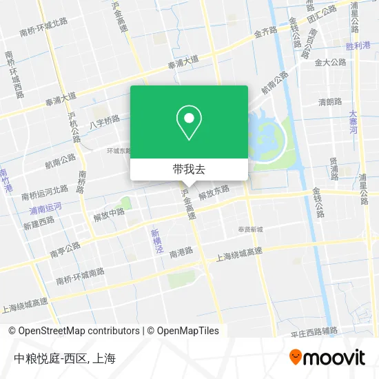 中粮悦庭-西区地图
