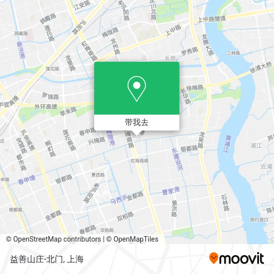 益善山庄-北门地图