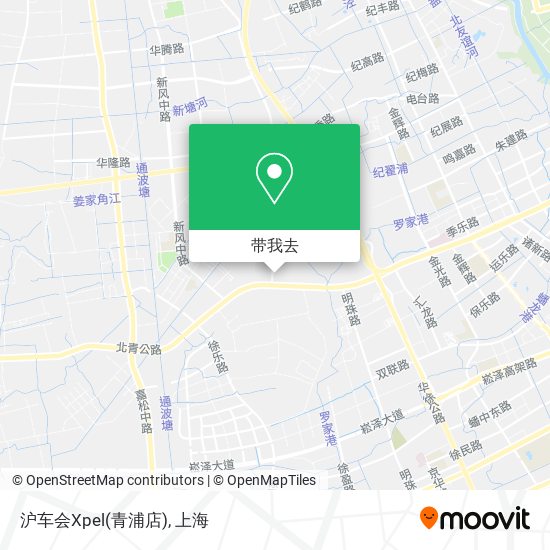 沪车会Xpel(青浦店)地图