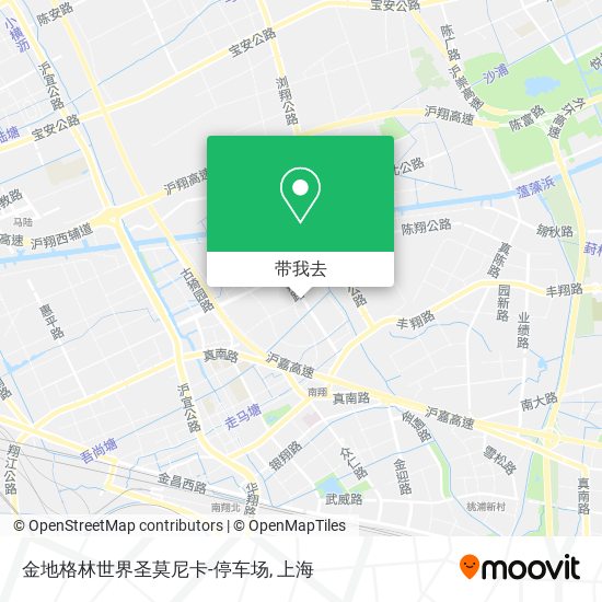 金地格林世界圣莫尼卡-停车场地图