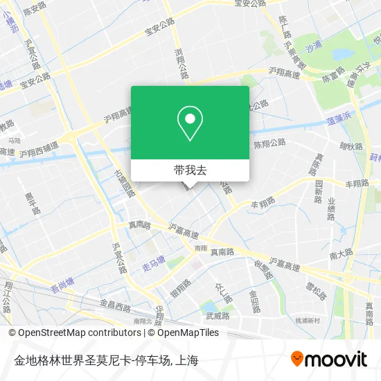 金地格林世界圣莫尼卡-停车场地图