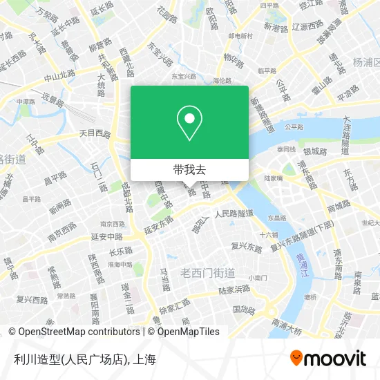 利川造型(人民广场店)地图