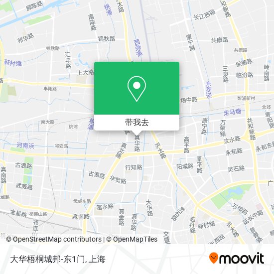 大华梧桐城邦-东1门地图