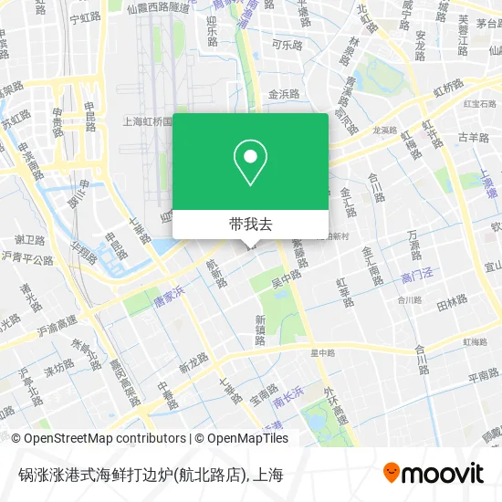 锅涨涨港式海鲜打边炉(航北路店)地图