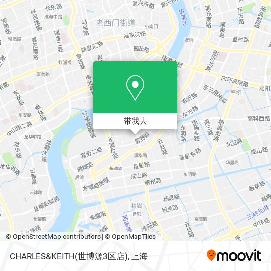 CHARLES&KEITH(世博源3区店)地图