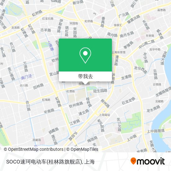 SOCO速珂电动车(桂林路旗舰店)地图