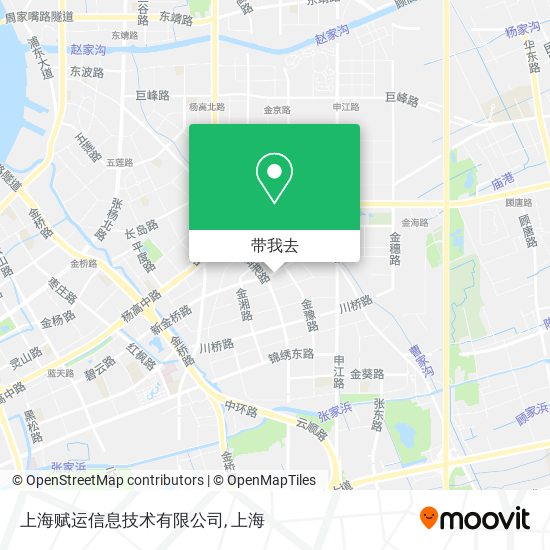 上海赋运信息技术有限公司地图