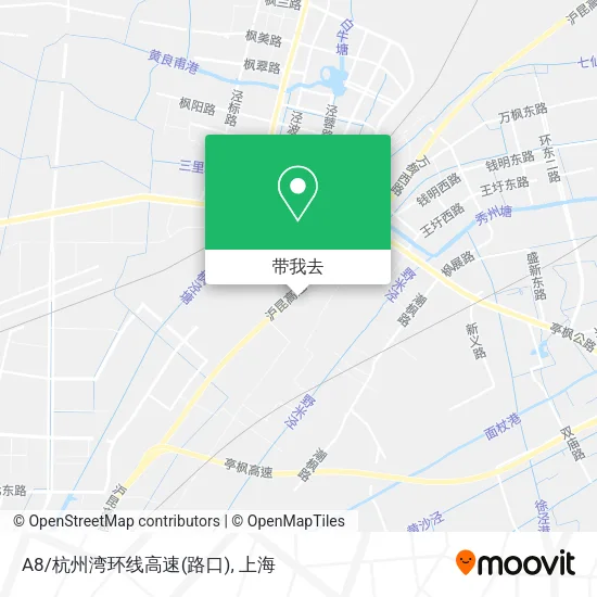A8/杭州湾环线高速(路口)地图