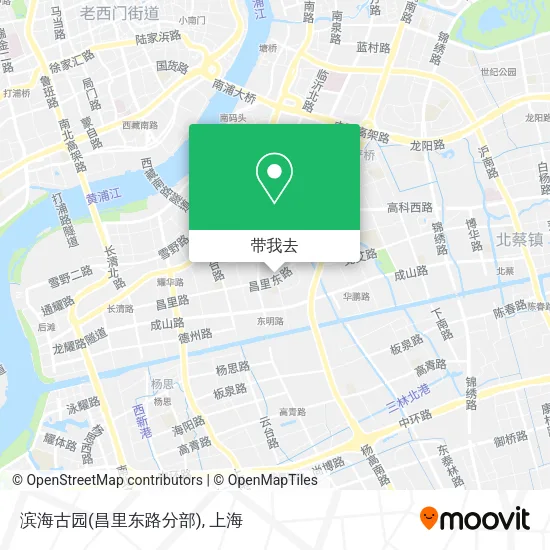 滨海古园(昌里东路分部)地图