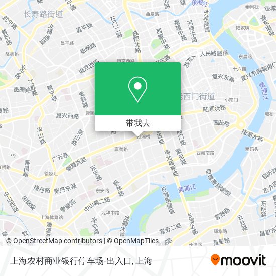上海农村商业银行停车场-出入口地图