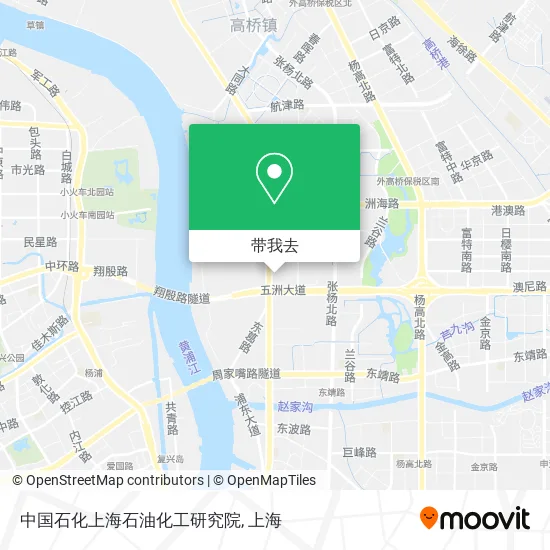 中国石化上海石油化工研究院地图