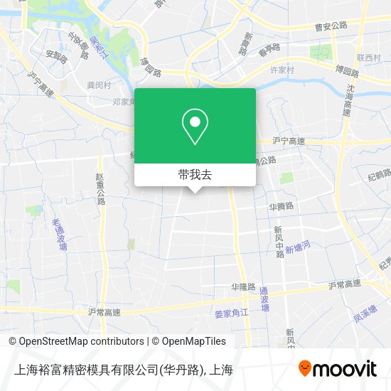 上海裕富精密模具有限公司(华丹路)地图