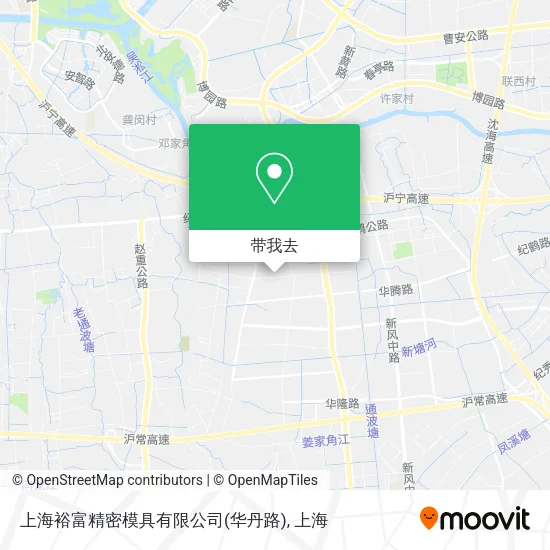 上海裕富精密模具有限公司(华丹路)地图
