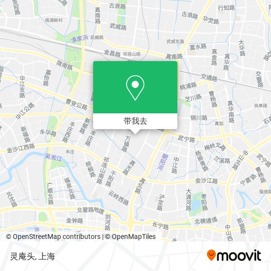 灵庵头地图