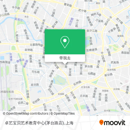 卓艺宝贝艺术教育中心(茅台路店)地图