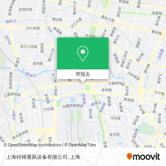 上海锌镕通风设备有限公司地图