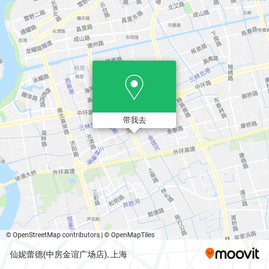 仙妮蕾德(中房金谊广场店)地图