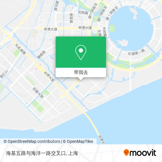海基五路与海洋一路交叉口地图