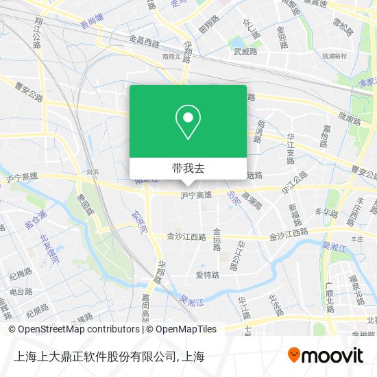 上海上大鼎正软件股份有限公司地图