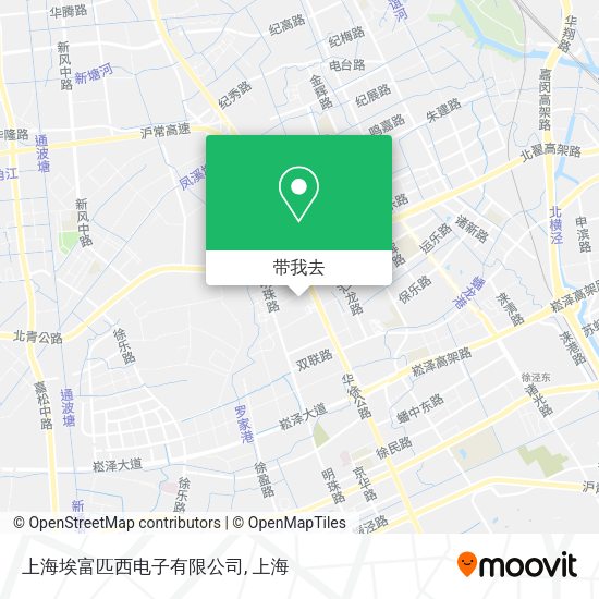 上海埃富匹西电子有限公司地图