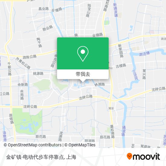 金矿镇-电动代步车停靠点地图