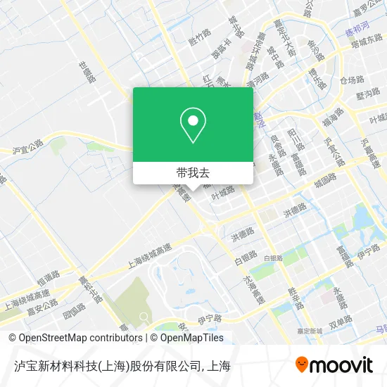 泸宝新材料科技(上海)股份有限公司地图