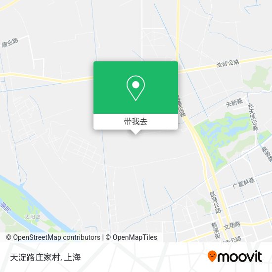 天淀路庄家村地图
