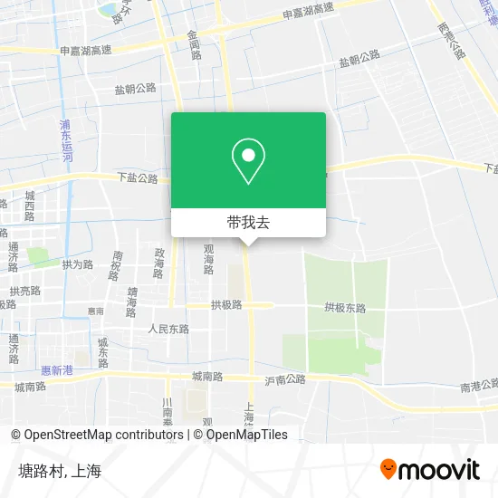 塘路村地图