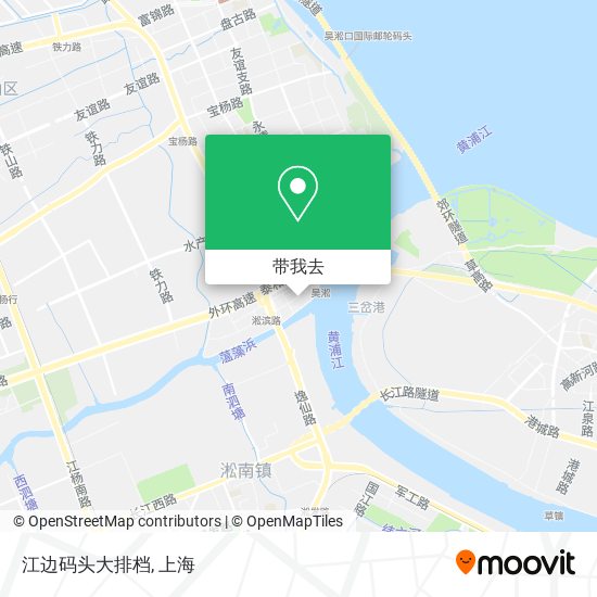 江边码头大排档地图