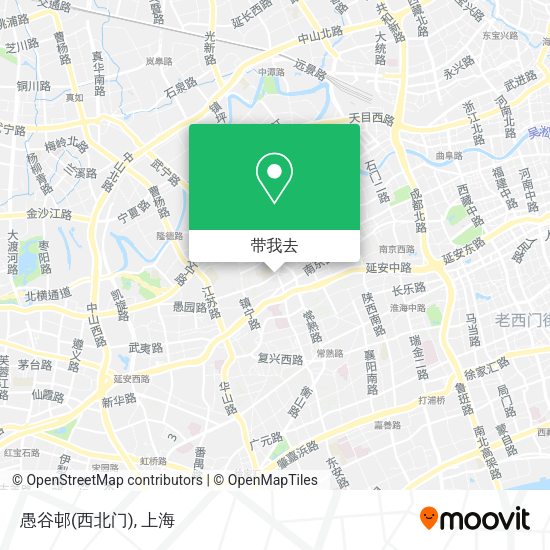 愚谷邨(西北门)地图