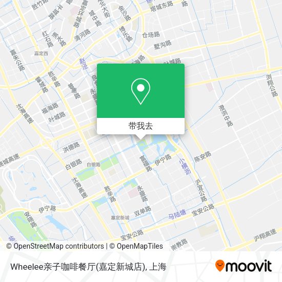 Wheelee亲子咖啡餐厅(嘉定新城店)地图