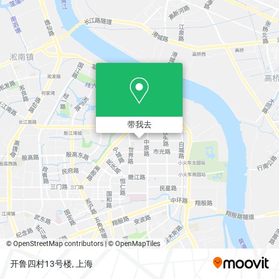 开鲁四村13号楼地图
