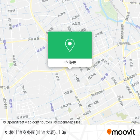 虹桥叶迪商务园(叶迪大厦)地图