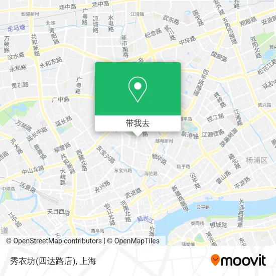 秀衣坊(四达路店)地图
