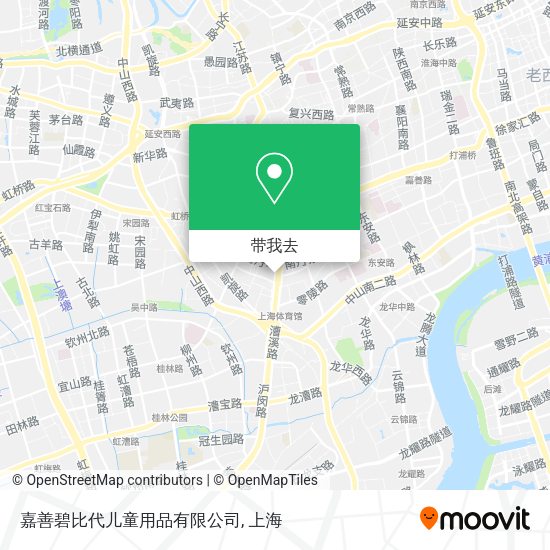 嘉善碧比代儿童用品有限公司地图