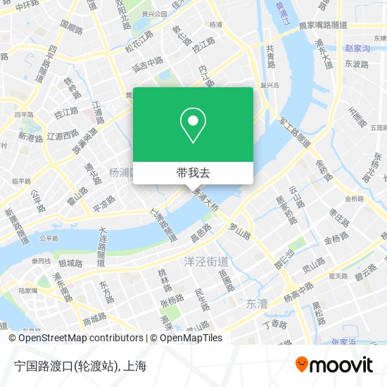 宁国路渡口(轮渡站)地图