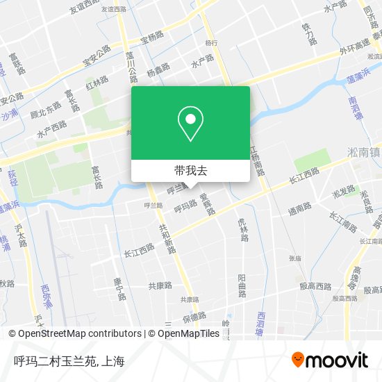 呼玛二村玉兰苑地图