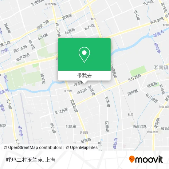 呼玛二村玉兰苑地图