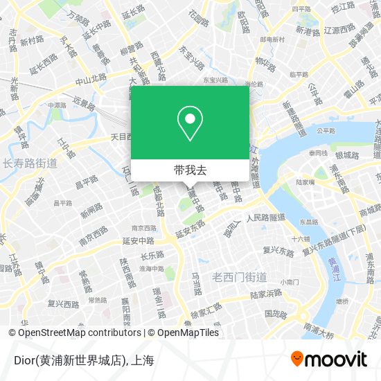 Dior(黄浦新世界城店)地图