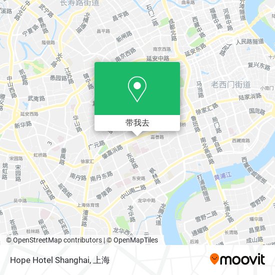 Hope Hotel Shanghai地图